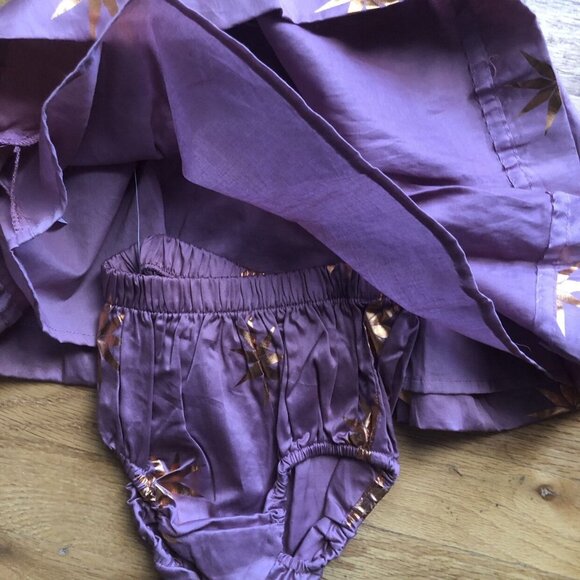 Tea Collection Size 9-12M Patterned Holiday Dress - Picture 3 of 7